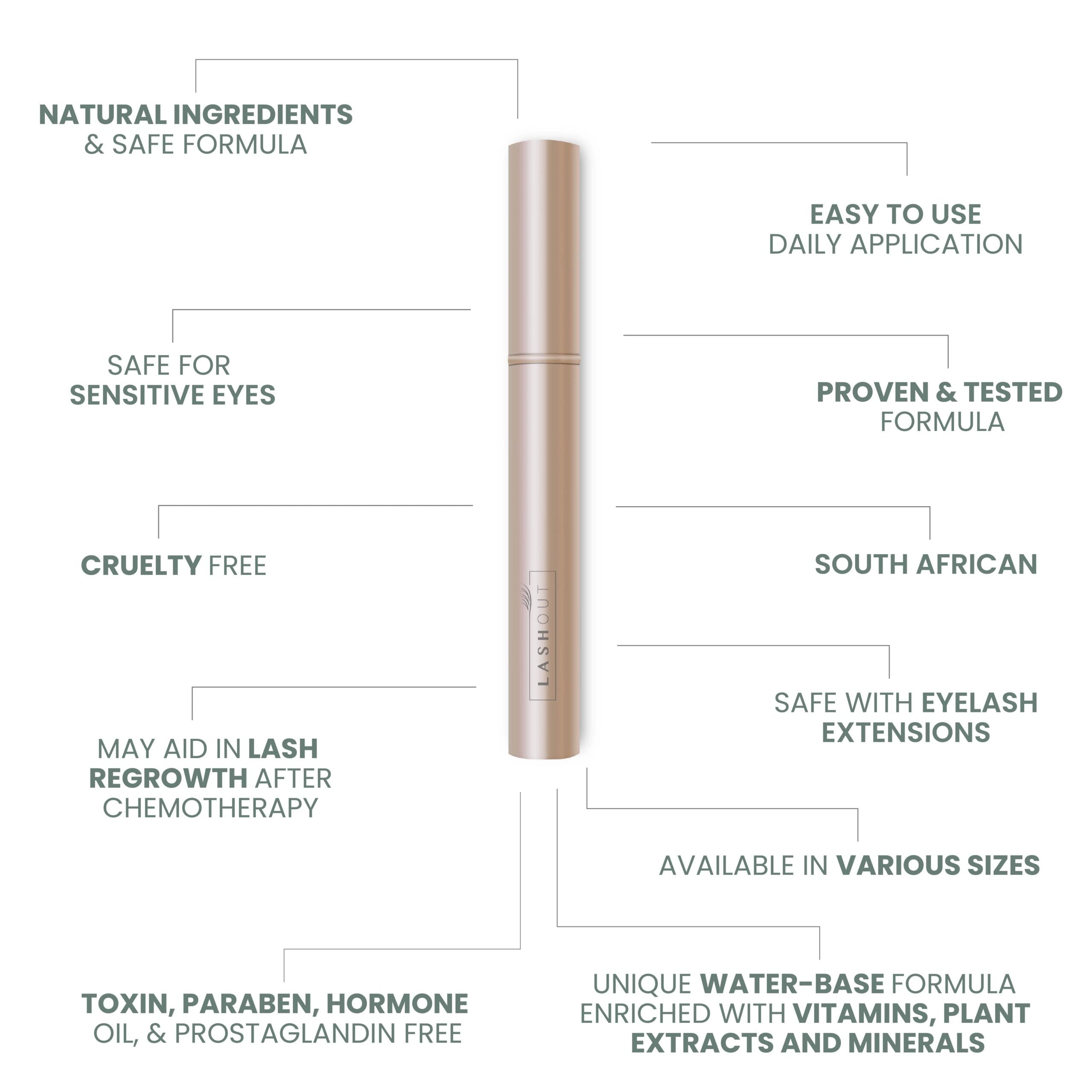 LASHOUT Eyelash Growth Serum